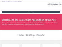 Tablet Screenshot of fcaact.org.au